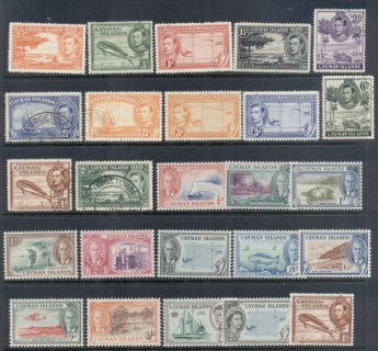 Cayman-Is-1938-on-KGVI-QEII-Assorted-Oddments-MLH-FU