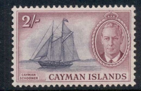 Cayman-Is-1950-KGVI-Pictorial-2-Cayman-Schooner-MLH