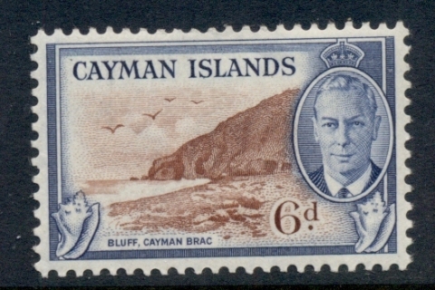 Cayman-Is-1950-KGVI-Pictorial-6d-Bluff