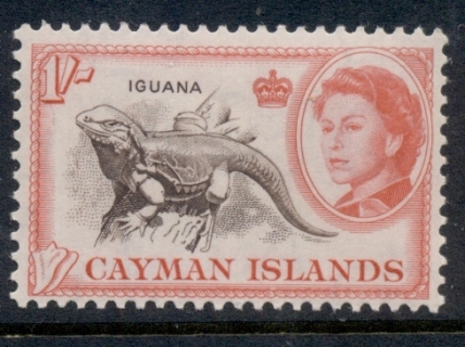 Cayman-Is-1962-QEII-Pictorial-1-Iguana-MUH