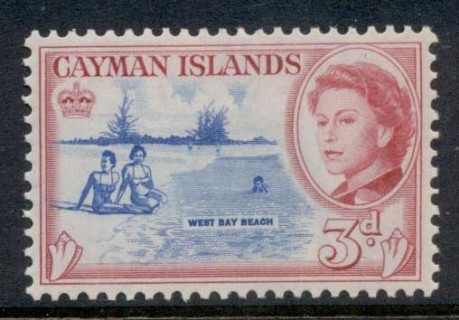 Cayman-Is-1962-QEII-Pictorial-3d-West-Bay-beach-MLH