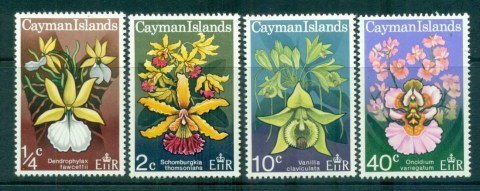 Cayman-Is-1971-Wild-Orchids-MUH-lot72515