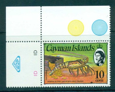 Cayman-Is-1974-75-10c-Spiny-Lobster-Coins-Defin-MUH-lot72572