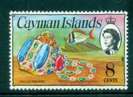 Cayman-Is-1974-75-8c-Jewels-Fish-Defin-MUH-lot72537