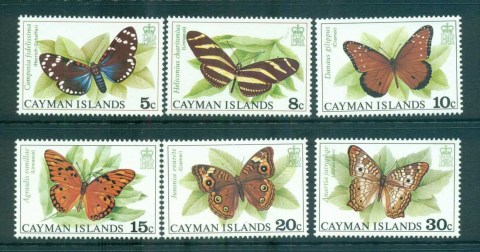 Cayman-Is-1977-Butterflies-MUH-lot72564