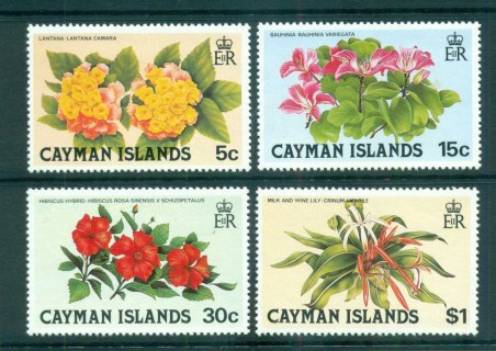 Cayman-Is-1980-Flowers-MUH-lot72587