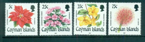 Cayman-Is-1987-Flowers-MUH-lot72625