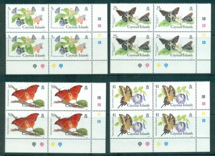 Cayman-Is-1988-Butterflies-Blks-4-MUH-lot72629