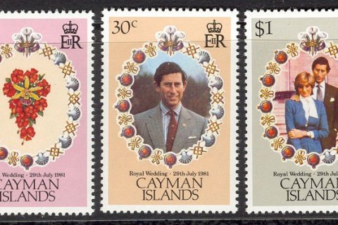 Cayman-Is-1981 Royal Wedding Charles & Diana