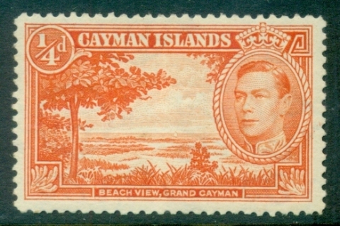 Cayman-Is-1938-43-KGVI-Pictorial-0-25d-Perf-12-5-MLH