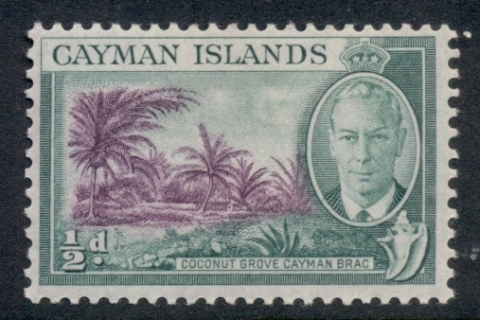 Cayman-Is-1950-KGVI-Pictorial-0-5d-Coconut-Grove-MLH
