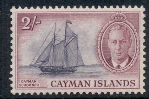 Cayman-Is-1950-KGVI-Pictorial-2-Cayman-Schooner-MLH