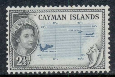 Cayman-Is-1953-59-QEII-Pictorial-2-5d-map-MLH