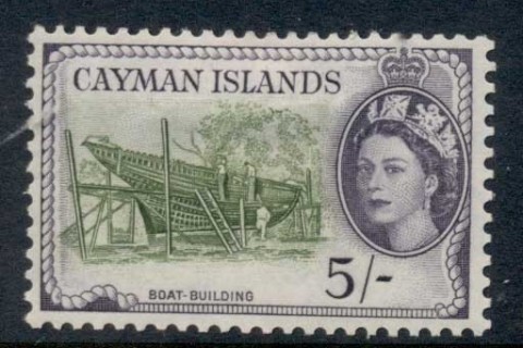 Cayman-Is-1953-59-QEII-Pictorial-5-Boat-Building-MLH