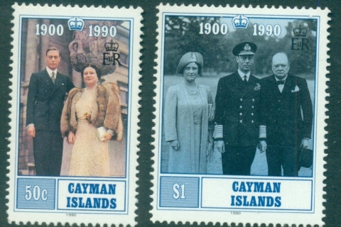 Cayman-Is-1990-Queen-Mother-90th-Birthday-MUH