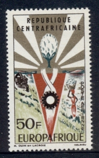 Central African Republic 1965 Europ Afrique