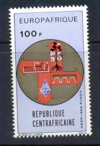 Central African Republic 1972 Europ Afrique