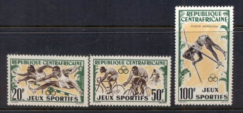 Central African Republic 1961 Abidjan Games
