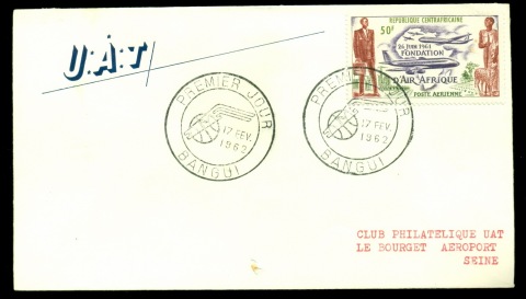 Central African Republic 1962 Air Afrique