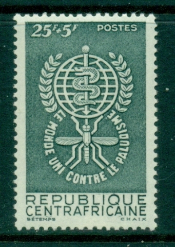 Central African Republic 1962 WHO malaria Eradication