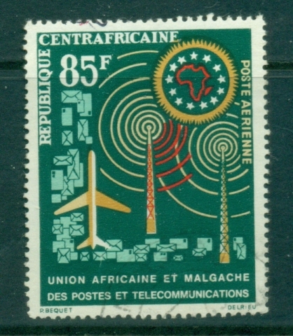 Central African Republic 1963 African & Malagasy Postal Union