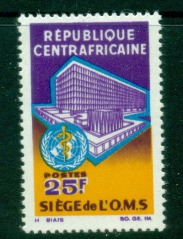 Central African Republic 1966 WHO World Health Organisation Headquarters