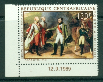 Central African Republic 1969 Napoleon 200th Birth Anniv. 130f