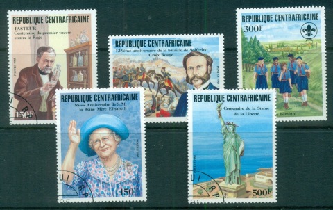 Central African Republic 1985 Anniversaries