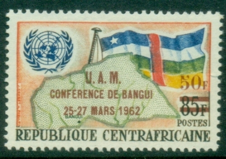Central-African-Republic-1962-Union-of-African-States-and-Madagascar-Conference-Bangui-Overprinted-U.A.M.jpg.-CONFERENCE-DE-BANGUI-25-27-MARS-1962-and-Surcharged-50F Central-African-Republic-1962-Union-of-African-States-and-Madagascar-Conference-Bangui-Overprinted-U.A.M.jpg.-CONFERENCE-DE-BANGUI-25-27-MARS-1962-and-Surcharged-50F