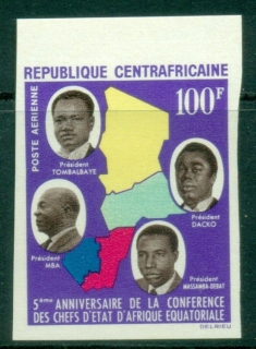 Central-African-Republic-1964-Airmail-The-5th-Anniversary-of-Equatorial-African-Heads-of-State-Conference-IMPERF-MUH Central-African-Republic-1964-Airmail-The-5th-Anniversary-of-Equatorial-African-Heads-of-State-Conference-IMPERF-MUH