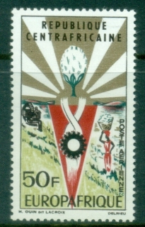 Central-African-Republic-1965-Europafrique-MUH