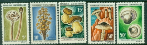 Central-African-Republic-1967-Fungi-Mushrooms-MUH
