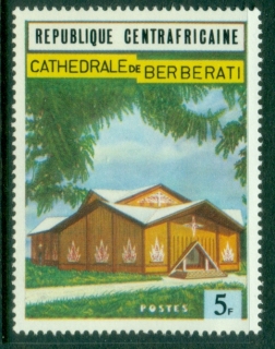 Central-African-Republic-1971-Consecration-of-Roman-Catholic-Cathedral-Berberati-MUH