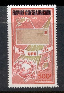 Central-African-Republic-1974-UPU-500f-Air-MUH