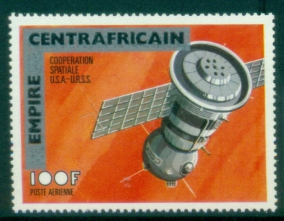 Central-African-Republic-1977-Definitive-Issues-Overprints-100fr-Space-MUH_1