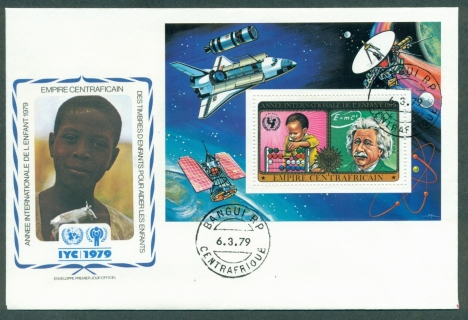 Central-African-Republic-1979-IYC-International-Year-of-the-Child-MS-FDC-lot32080