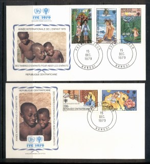 Central-African-Republic-1979-IYC-International-year-of-the-Child-FDC