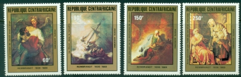 Central-African-Republic-1981-Airmail-The-375th-Anniversary-of-the-Birth-of-Rembrandt-1606-1669-MUH