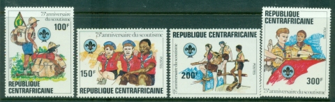 Central-African-Republic-1982-The-75th-Anniversary-of-Boy-Scout-Movement-MUH