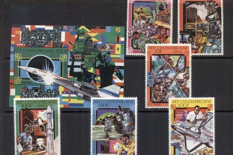 Central-African-Republic-1980 Europ Afrique + MS