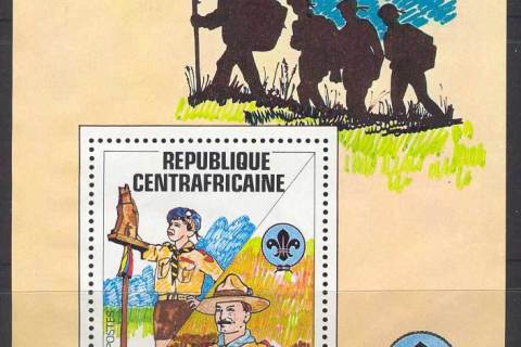 Central-African-Republic-1982 Scouts MS