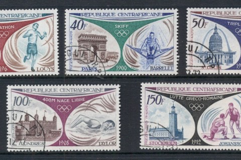 Central-African-Republic-1972 Olympic Games 1964-1912