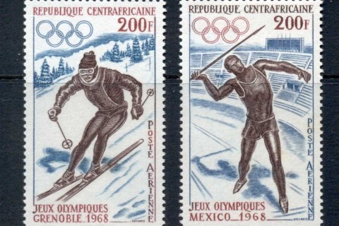 Central-African-Republic-1968 Winter Olympics