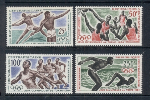 Central-African-Republic-1964 Summer Olympics Tokyo
