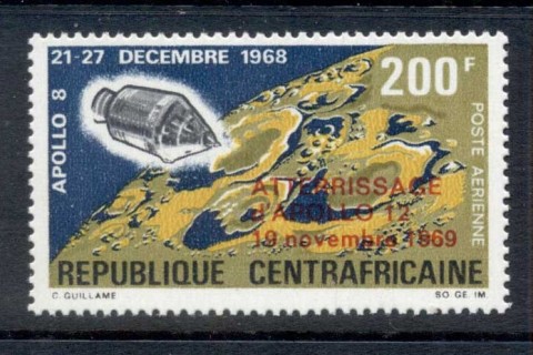 Central-African-Republic-1970 Apollo 12 Moon Landing Opt