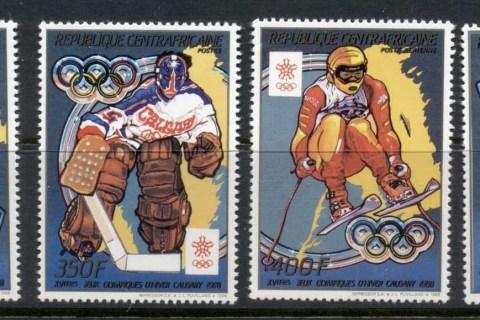 Central-African-Republic-1988 Winter Olympics Calgary