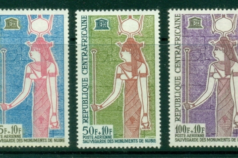 Central-African-Republic-1964 UNESCO Campaign to save the Nubian Monuments