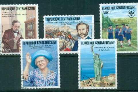 Central-African-Republic-1985 Anniversaries