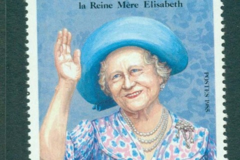 Central-African-Republic-1985 Queen Mother 85th Birthday 450f