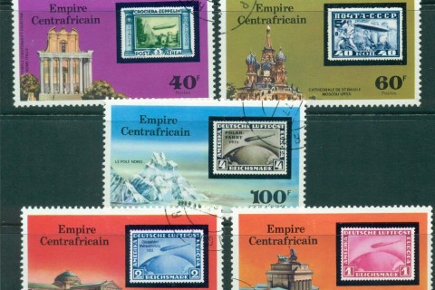 Central-African-Republic-1977 Zeppelin Anniversary